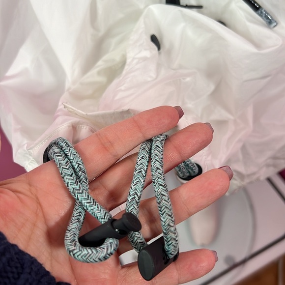 Free people movement Aurora Maxi Windbreaker Parka white size medium - Picture 9 of 16